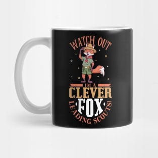 Clever fox leading scouts - Cub master Mug